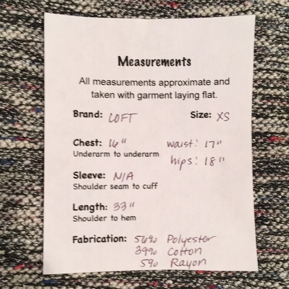 ❤️3/$25❤️ Loft | EUC Textural Tank Dress XS - Picture 5 of 10